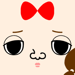 Square face generator gallery example 5 showing a customizable avatar style
